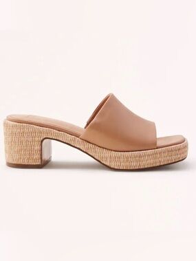 Abercrombie & Fitch Retro Mule Platform Heels/SANDALS